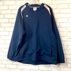 Champion Authentic removable sleeve windbreaker L